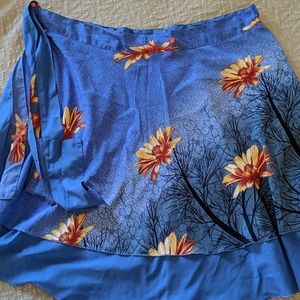 Silk Wrap skirt